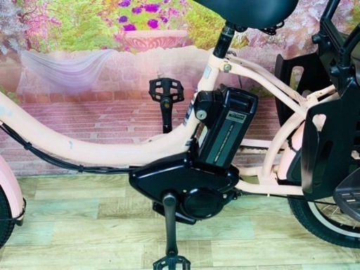 ❷5822子供乗せ電動アシスト自転車ブリヂストン20インチ良好バッテリー