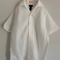 【超美品】claiborn クレイボーン 半袖リネンシャツ M ...