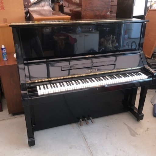 【送料据付込み】美品 YAMAHA アップライトピアノ 黒色 品番UX 送料据付込み】美品 YAMAHA アップライトピアノ 黒色 品番UX