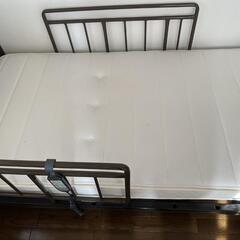 お値下】電動昇降機能付き介護用ベッド マットレス付 フランスベッド