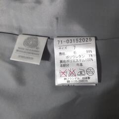INED　チェックスカート　ブルー系　イネドの画像