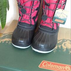 【新品】Coleman  20cmスノーブーツ♣コールマン レッドの画像
