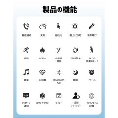 +°スマートウォッチ(本体のみ)の画像