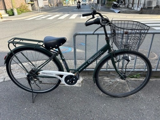 27インチ 自転車 シティサイクル 中古 LEDライト・ハブダイナモ 6段変速
