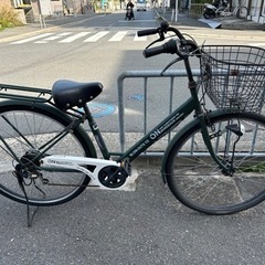 27インチ 自転車 シティサイクル 中古 LEDライト・ハブダイナモ 6段変速の画像