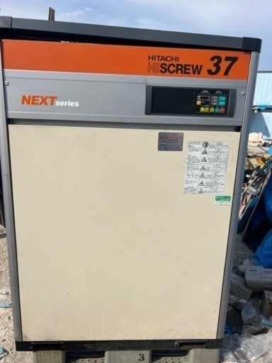 【中古】 業務用　スクリューコンプレッサー OSP-37M5ARN 日立 2014年