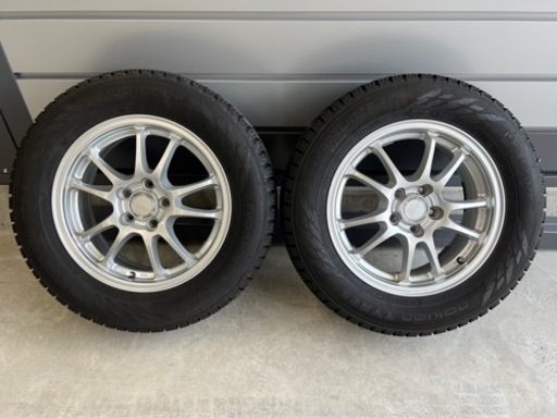 (引き取り先決定)195/65R15ノキアン　ハッカペリッタR3 エコフォルムPCD100 レア