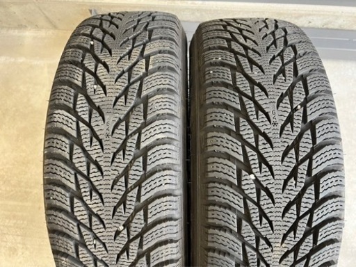 (引き取り先決定)195/65R15ノキアン　ハッカペリッタR3 エコフォルムPCD100 レア