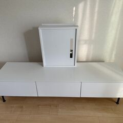 【LOWYA】　ロウヤ　テレビ台　スリム収納　平日夕方もしくは土日午後