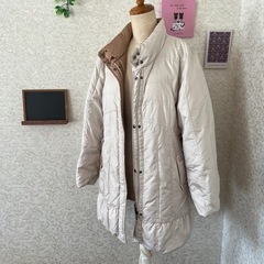 リバーシブル ダウンジャケット レディース