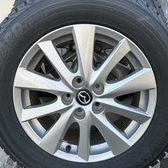 直接取引可　バリ溝トヨタ純正ホイール付きスタッドレスタイヤ 225/65R17 バリ溝！キレイ！9分☆トヨタ 150系 ランクル プラド 純正 265/65R17