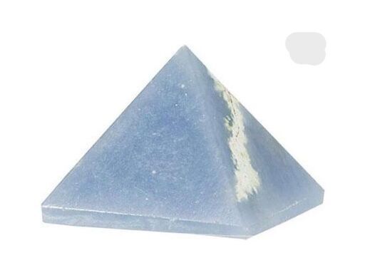 置物、オブジェ AzureGreen: Angelite Gemstone Pyramids