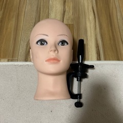 マネキン?　頭　固定具付き
