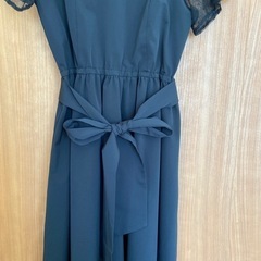 黒　ワンピース　ドレス　結婚式　ジャンク品の画像