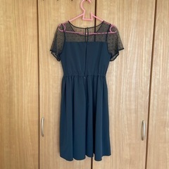 黒　ワンピース　ドレス　結婚式　ジャンク品の画像