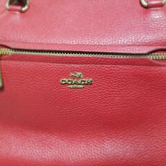 COACH コーチトート バッグ赤 の画像