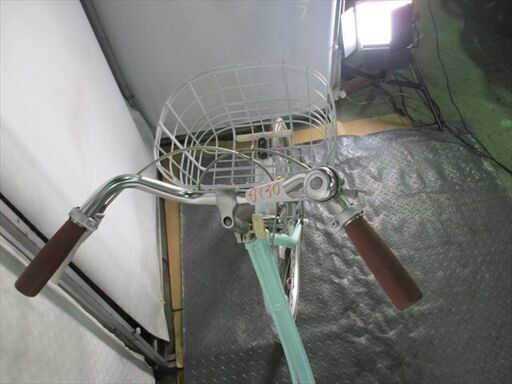 Ｄ130　★13800円★整備済み 中古子供自転車 ブリジストン　リコリーナ【26インチ　薄緑 】