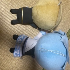 坂田銀時 沖田総悟　おつかれさまぬいぐるみ「銀魂」の画像
