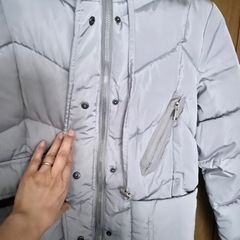 ※再々値下げ※アイスグレー中綿ダウン風コートの画像