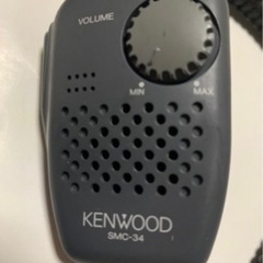KENWOOD ハンディ無線機　リモコンスピーカーマイク　セットの画像