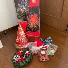 2WAY ファイバーツリー　クリスマスツリー　お値下げしました　