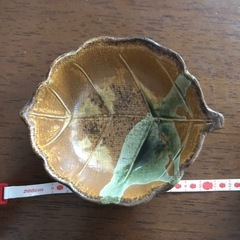 【未使用】葉型　深小皿　5枚の画像
