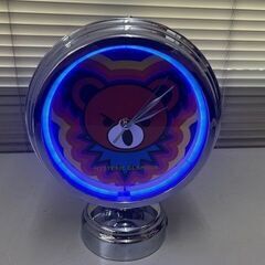 HYSTERIC DEAD BEAR NEON CLOCK ネオンクロック 置時計 USED品現状にて 引取のみ！の画像