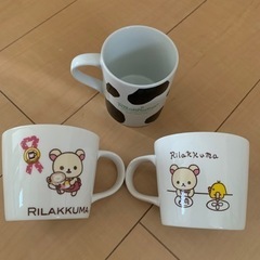 取引中！1/9まで❗️皿おまけ付き　リラックマ　コリラックマ　マグカップ　大きめ　ゼリーの画像