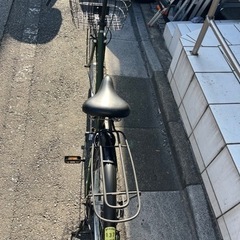 自転車4段ギアグリーンの画像