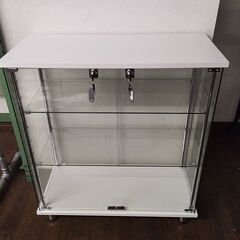 地球家具　コレクションケース　JONY　ガラス棚シェルフ　３段飾り棚『中古美品』H905　複数入荷！の画像