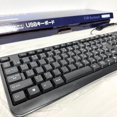 ●■2374 【美品】USBキーボード 3R-KCKB04UBK 動作未確認の画像