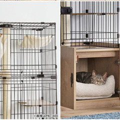 11月9日で締め切ります【中古】猫　ゲージ　おしゃれの画像