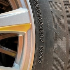 決まりました　スタッドレス　ブリザックDMV2　ホイール付き　225/60R 17  2018年11月購入　商談中　の画像
