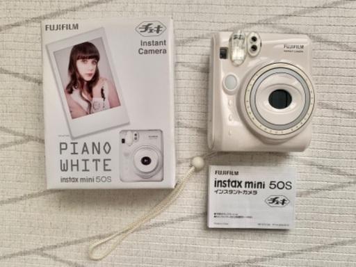 チェキ　instax mini 50S ピアノホワイト　ジャンク品