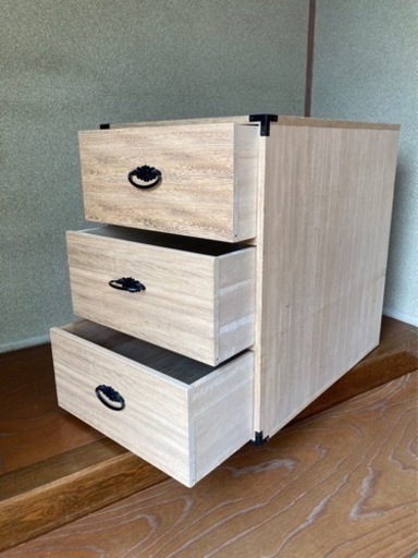 押入れ収納よう桐タンス3段