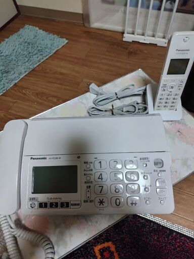 Pansonicファクシミリ　子機付　KX-PZ2200DL-W　2016年製