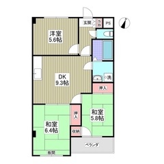 ✨『3DK』八王子市北野町✨ フリーレント1ヶ月付🤩✨広めのファ...