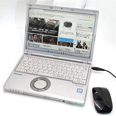 送料無料 新品無線マウス付き 高速SSD 中古ノートパソコン Windows11 Office Panasonic CF-SZ6RDQVS 第7世代 i5 8GB DVDRW 無線 Bluetooth