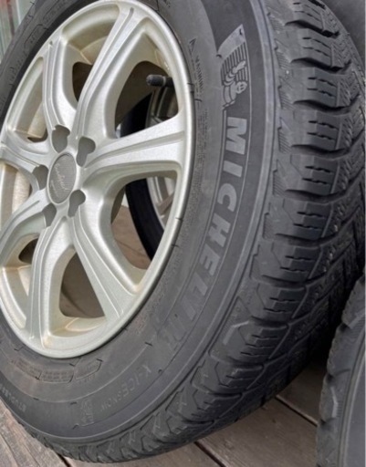 スタッドレスタイヤ　4本ホイールセット　195/65R15 ブリヂストン　ミシュラン