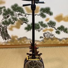 ③月➃日終了！沖縄三線！新品！ クルチ(黒木) 与那城型 本皮本張り