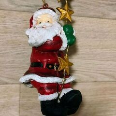 新品未使用 サンタの飾りの画像