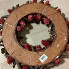 クリスマスリース　ナチュラルリースの画像