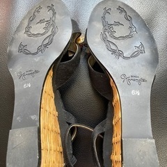 美品になります^ - ^銀座かねまつ　厚底サンダル　24.5cmの画像