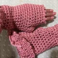お値下げ1000円●ウールハンドウォーマー●ハンドメイド 手袋の画像