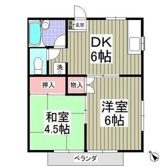 🌻🌻(2DK)敷金礼金ゼロ・フリーレント1ヶ月😁👌初期費用安い・水商売OK◎ご紹介出来ます🌻🌻新京成電鉄「鎌ヶ谷大仏」駅 徒歩12分 - 鎌ケ谷市