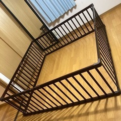 木製　ベビーゲート　サークル　