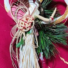 縁起物　水引鶴ディスプレイリースの画像