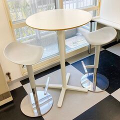 札幌◆IKEA カウンターテーブル & チェア■カフェ BILLSTA インダストリアル ハイタイプの画像