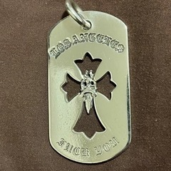 【Chrome Hearts】ドッグタグ クロス ダガー LOS ANGELES/ FUCK YoU ロサンゼルス限定