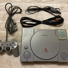 初代プレステ本体➕メモリーカード➕ディスク5枚